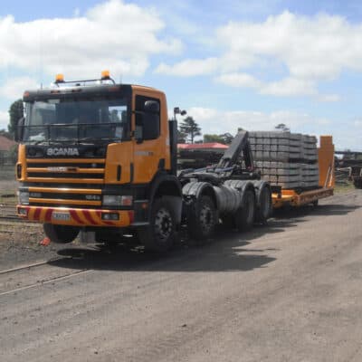 Tug with Transport Trailer